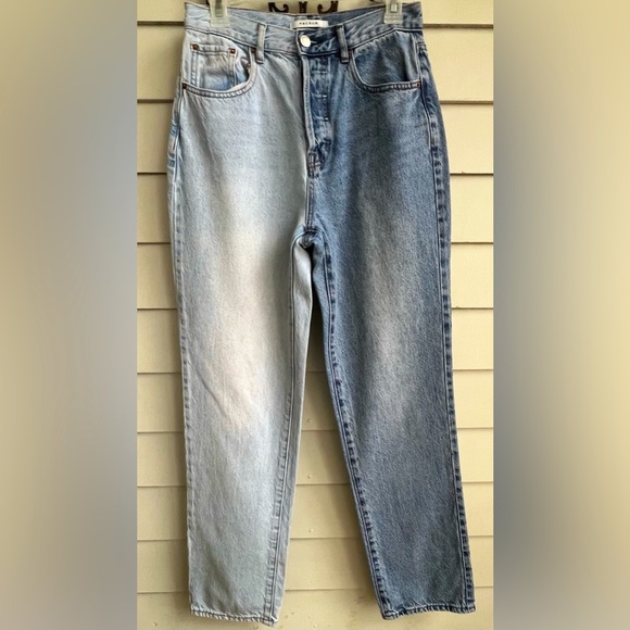 Pacsun Dad Color Block High-Rise Button Fly Jeans Sz 27 - Picture 11 of 12